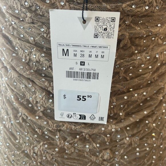 Zara Lace Midi Skirt - Picture 3 of 3